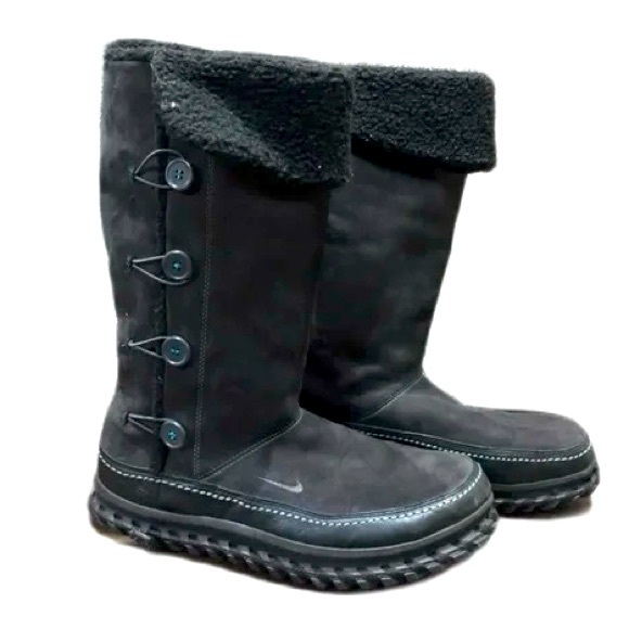 Nike ACG Wild Edge Valenka 2 Black Winter Boots Size Women’s 10 Puddle Proof - Picture 1 of 16
